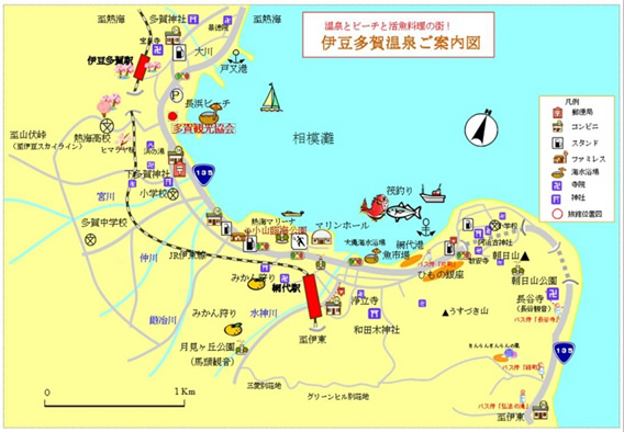 周辺観光案内図